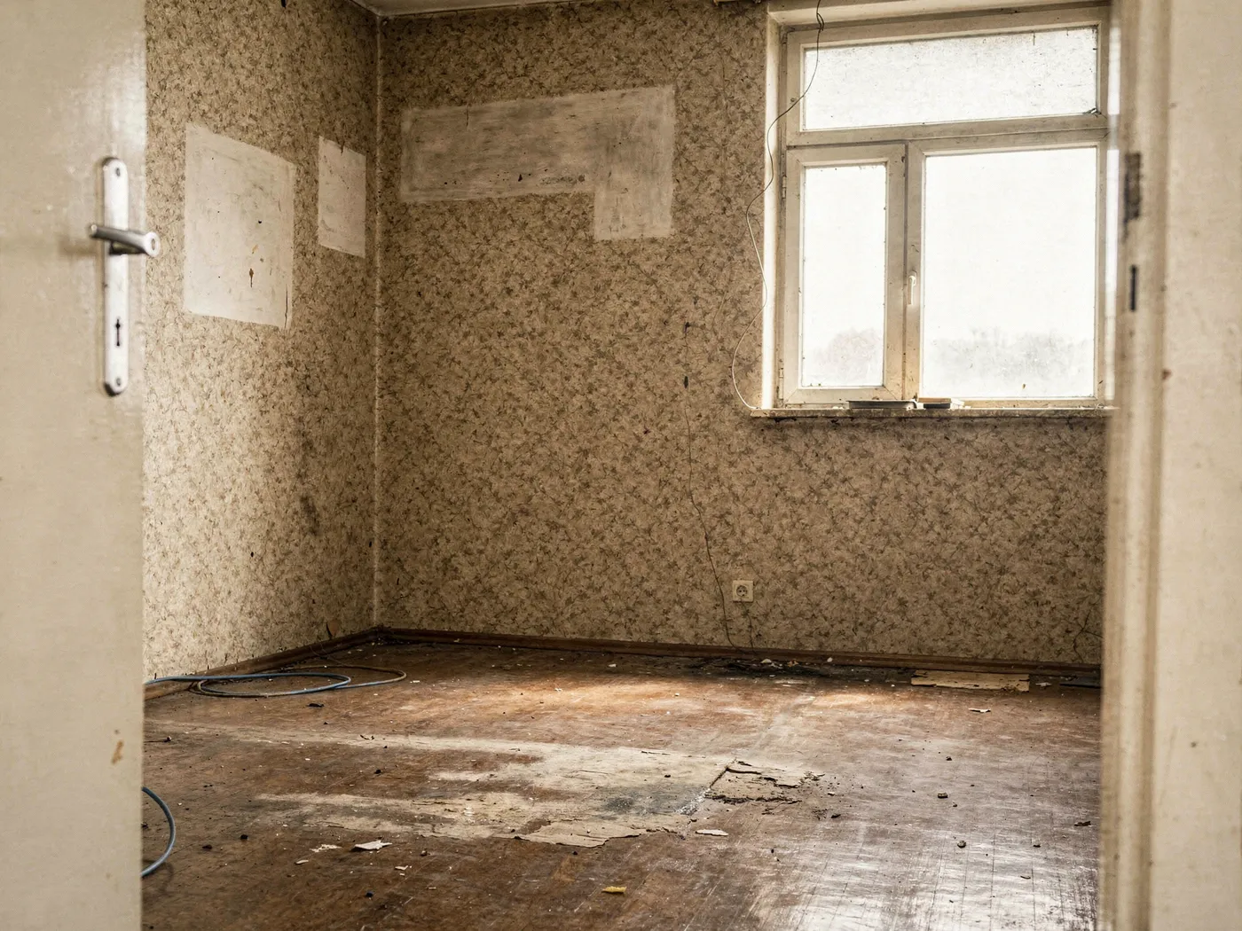 Nachher: Zimmer bei einer Haushaltsauflösung