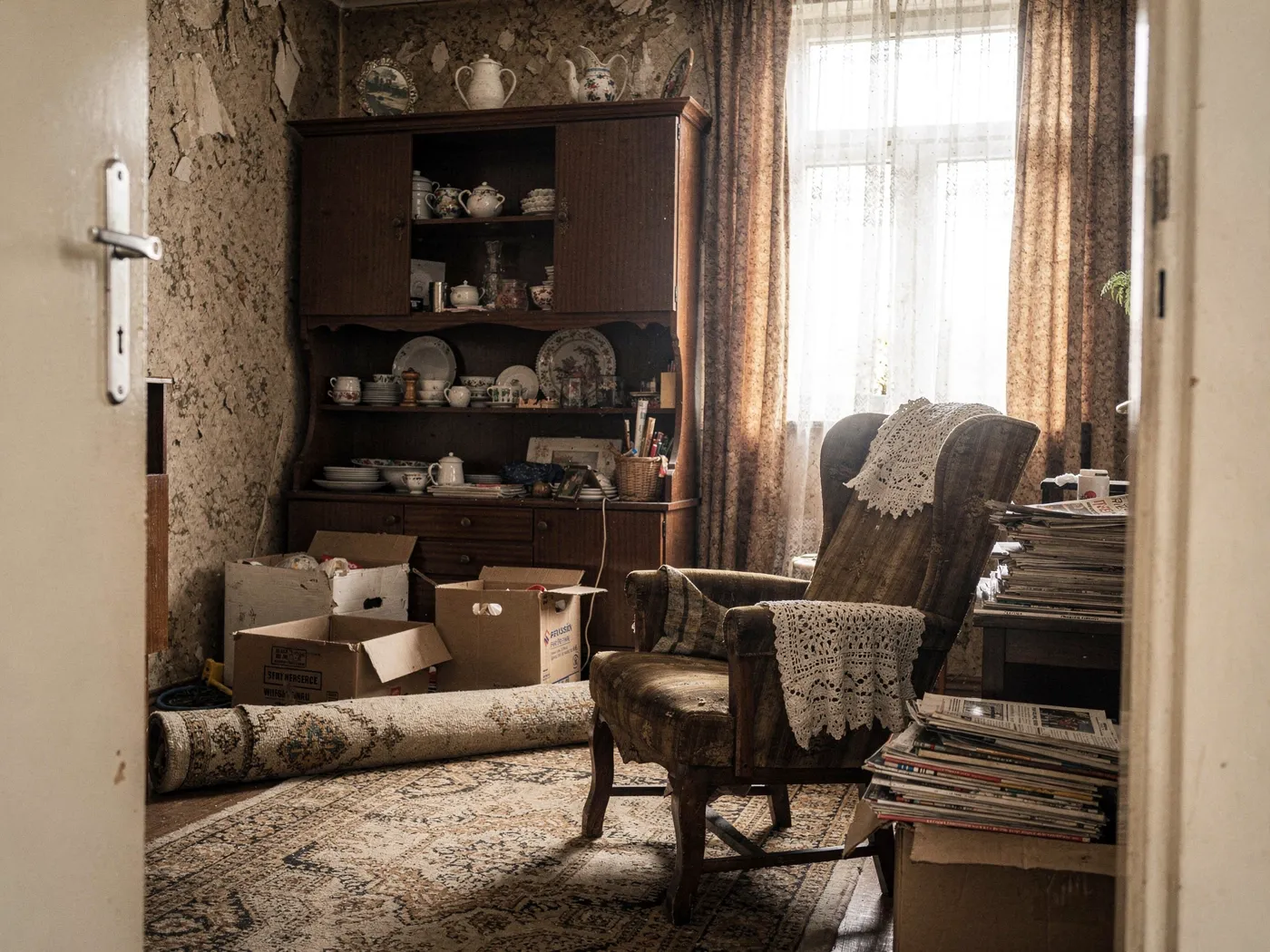 Vorher: Zimmer bei einer Haushaltsauflösung